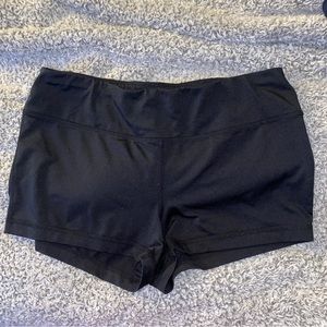 Black spandex shorts